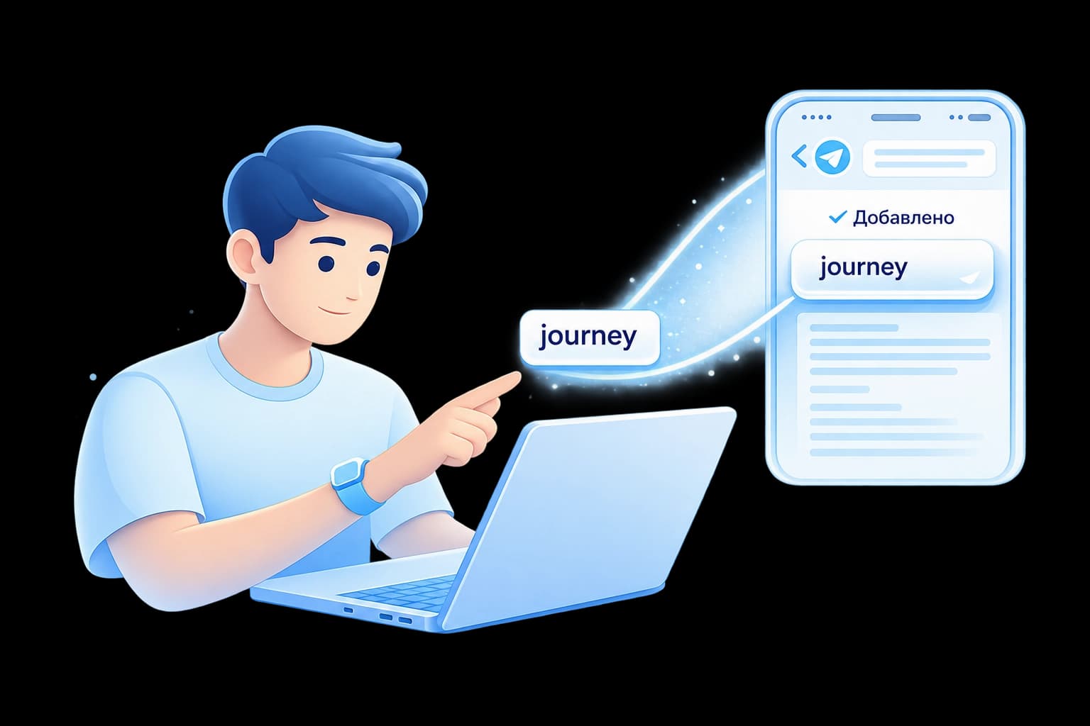 Добавление новых слов в Langify через Telegram-бот