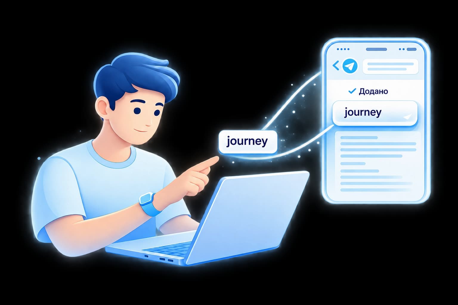 Додавання нових слів у Langify через Telegram-бот